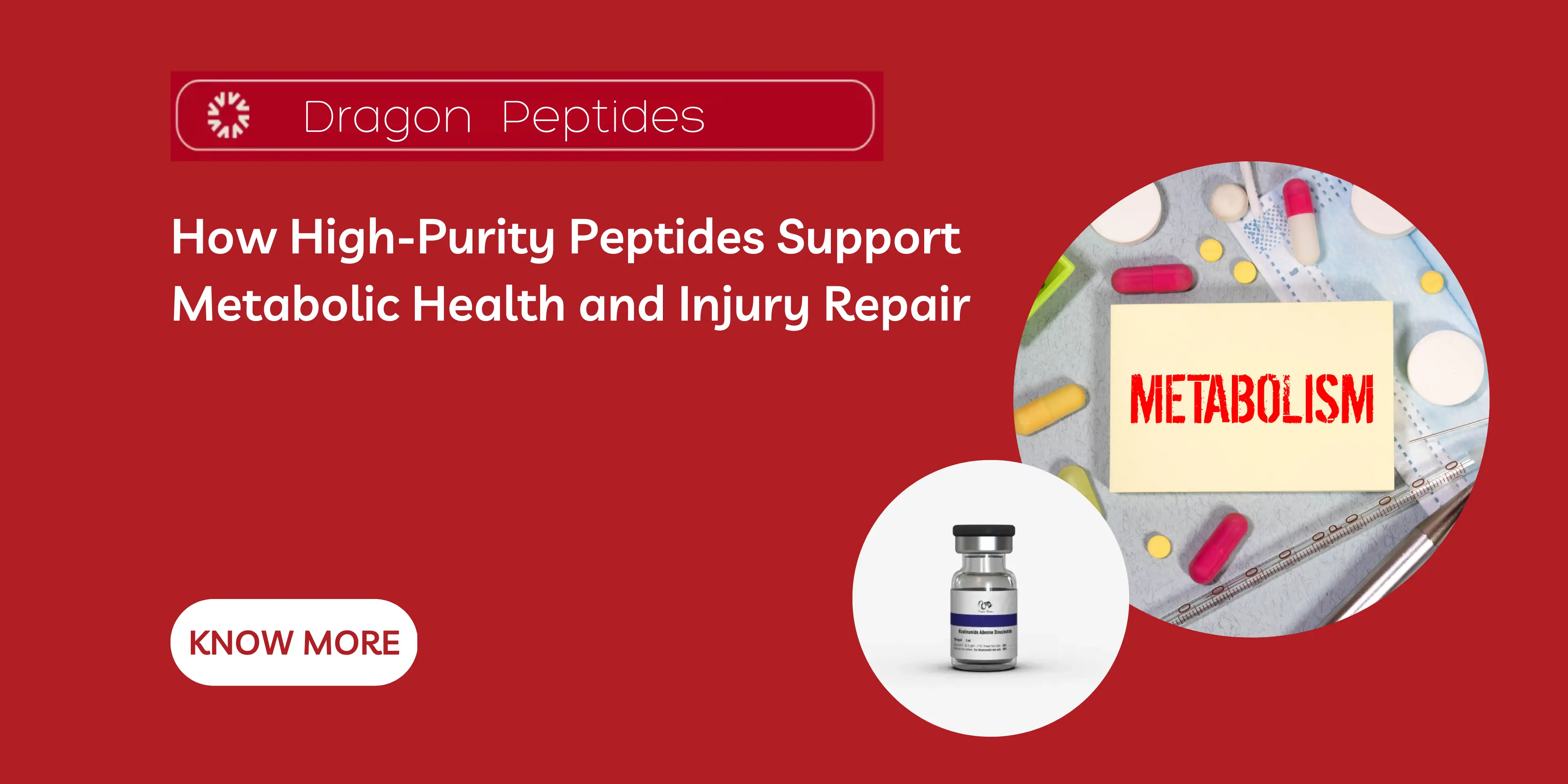 How High-Purity Peptides Support Metabolic Health and Injury Repair