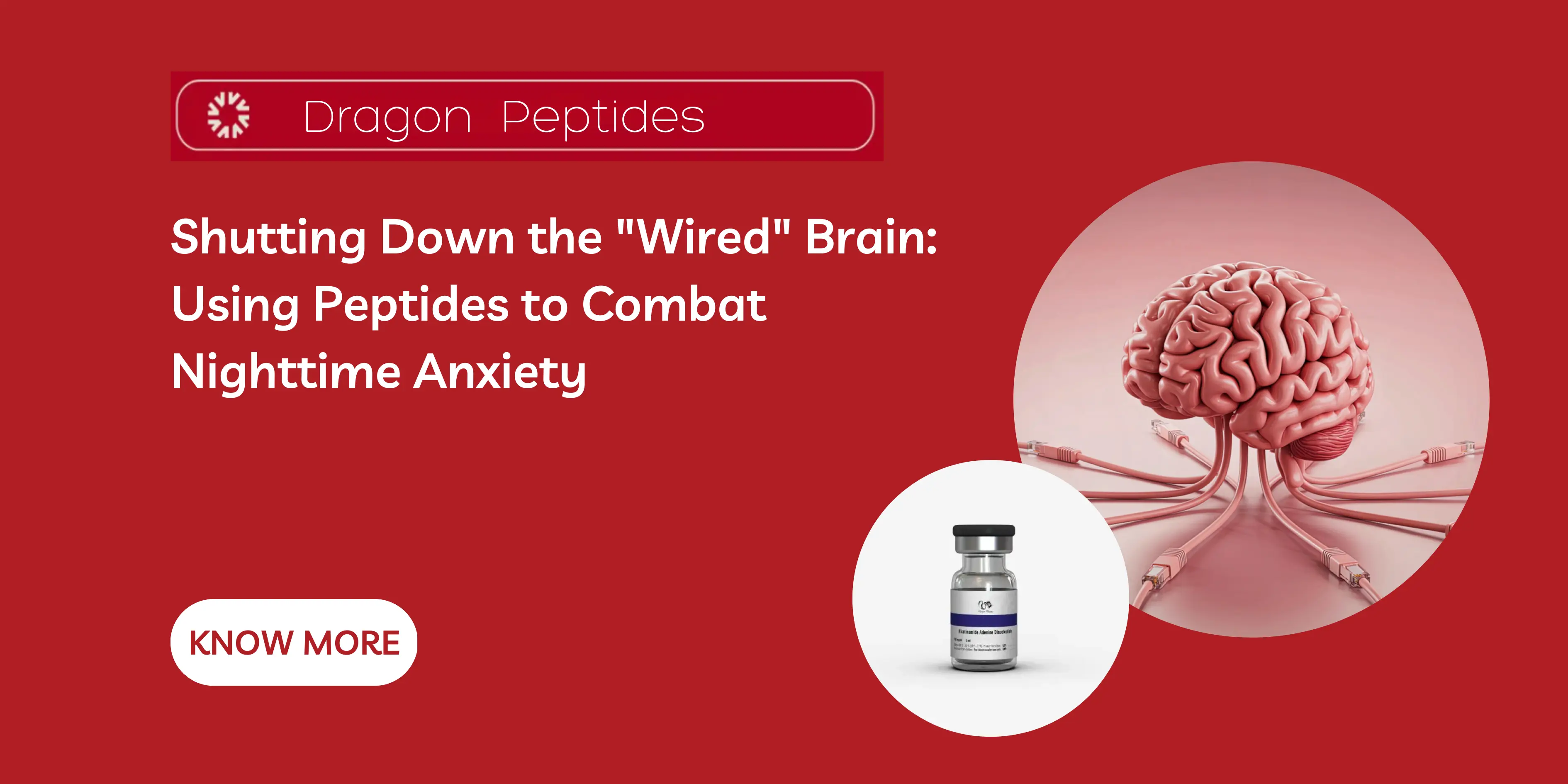 Shutting Down the "Wired" Brain: Using Peptides to Combat Nighttime Anxiety