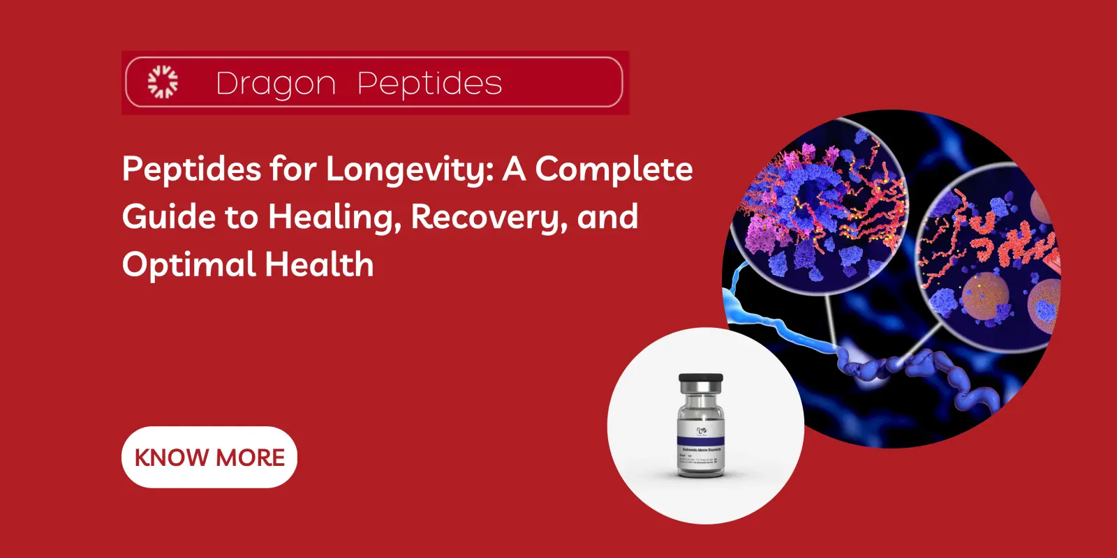 Peptides for Longevity: A Complete Guide to Healing, Recovery, and Optimal Health
