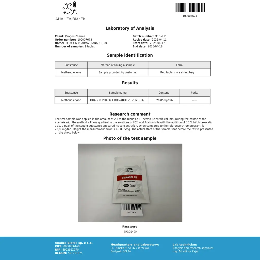 DIANABOL 20mg DIANABOL 20mg