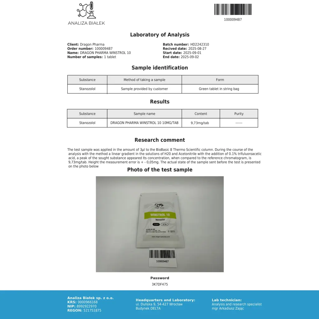 WINSTROL 10mg WINSTROL 10mg