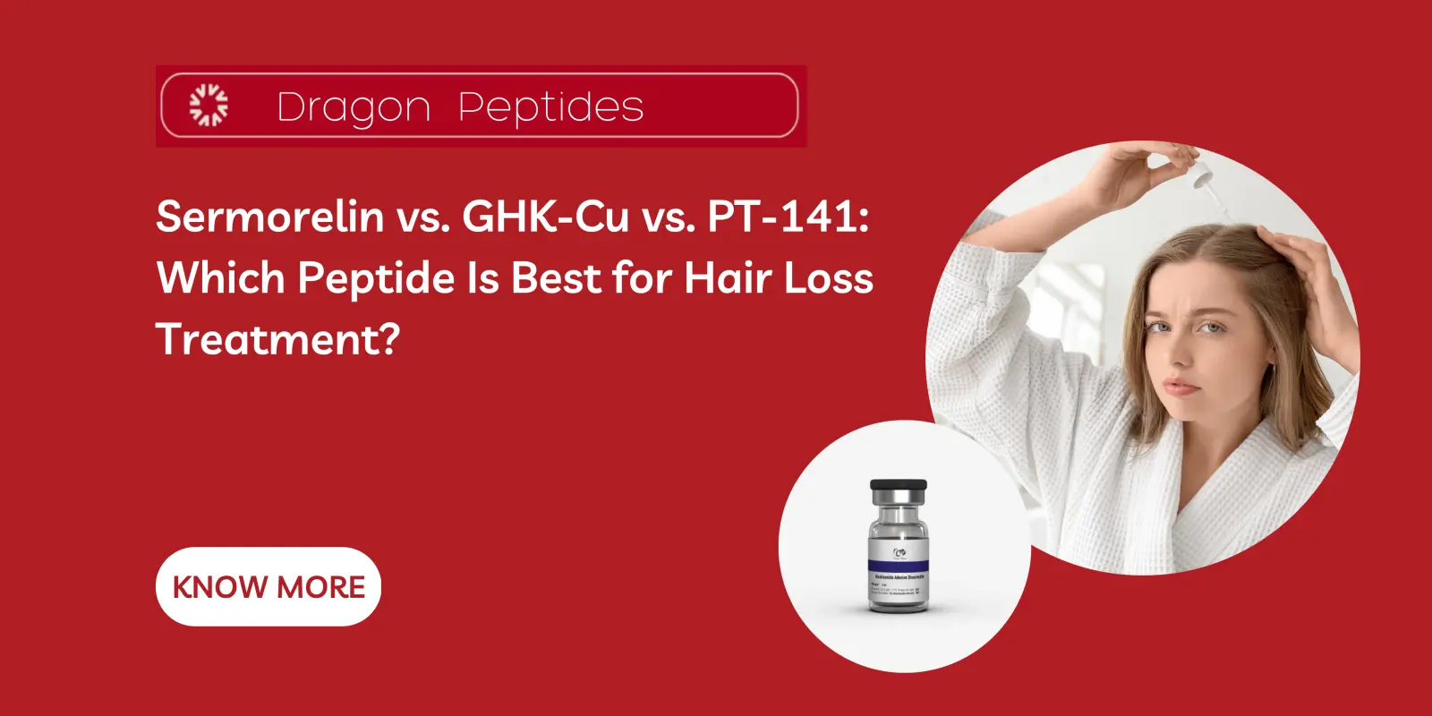 Sermorelin vs. GHK-Cu vs. PT-141: Which Peptide Is Best for Hair Loss Treatment?