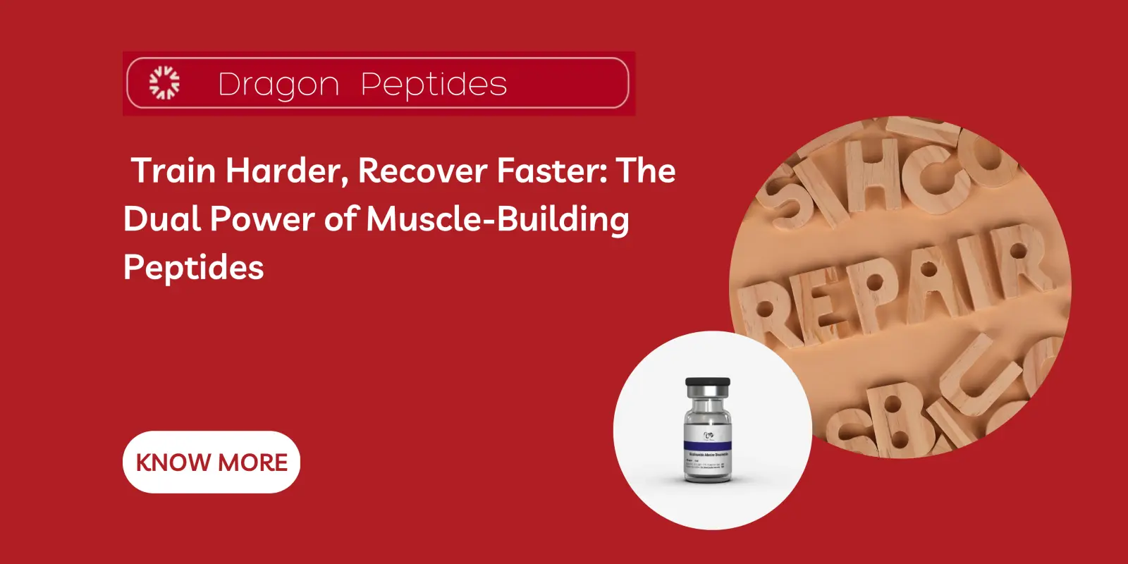 Train Harder, Recover Faster: The Dual Power of Muscle-Building Peptides